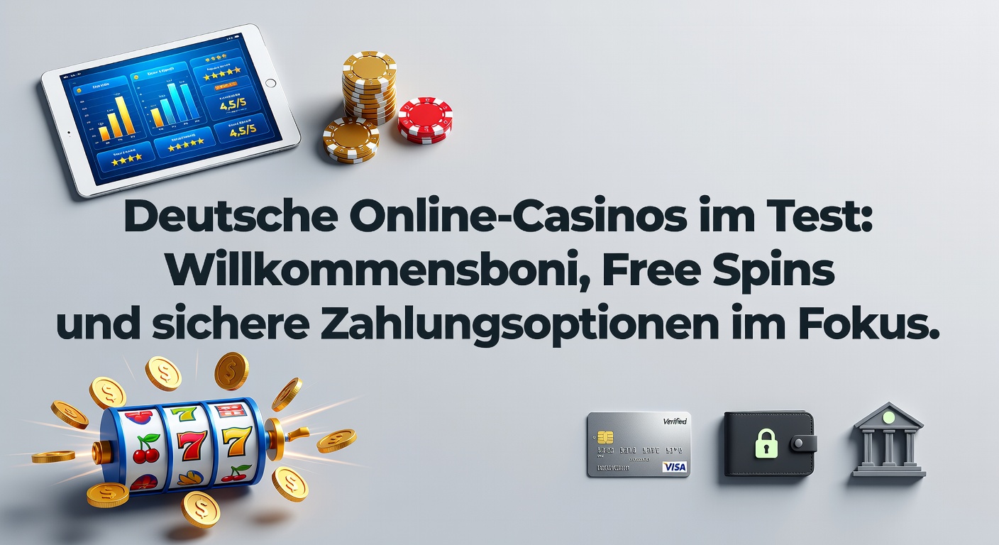 Überblick über Willkommensboni und Free Spins in deutschen Online-Casinos mit Fokus auf sichere Zahlungen