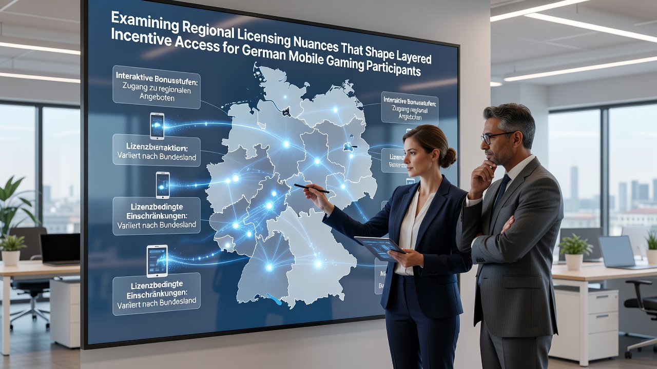 Darstellung regionaler Lizenzstrukturen in deutschen Gaming-Umgebungen mit Fokus auf mobile Zugänge