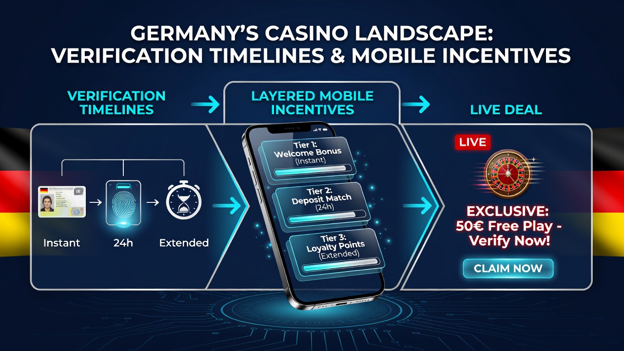 Mobile Schnittstelle mit aktiviertem Live-Dealer-Bereich nach erfolgreicher Verifizierung