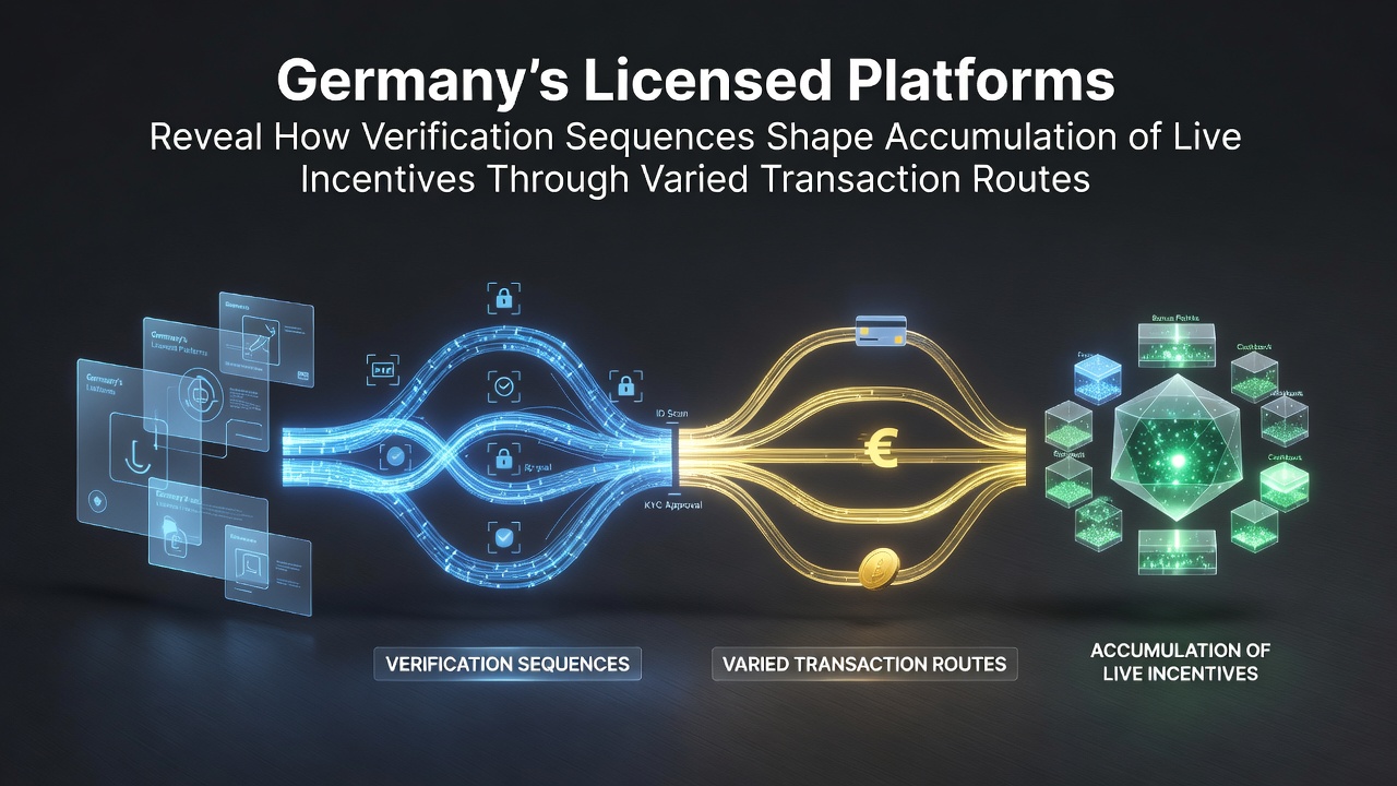 Illustration der Verifizierungssequenzen und Transaktionsrouten auf deutschen lizenzierten Gaming-Plattformen