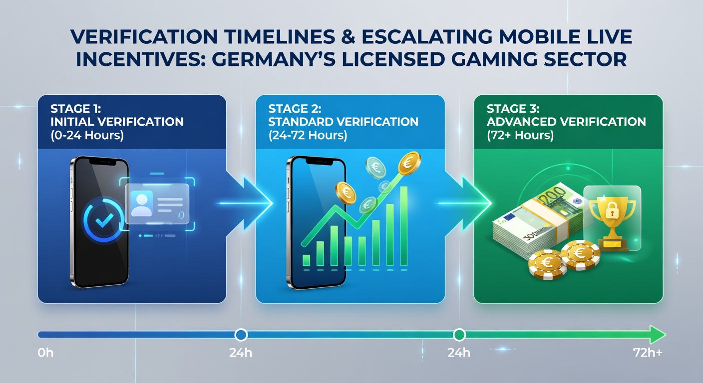 Mobile Live-Spielangebote und gestaffelte Verifizierungsanreize