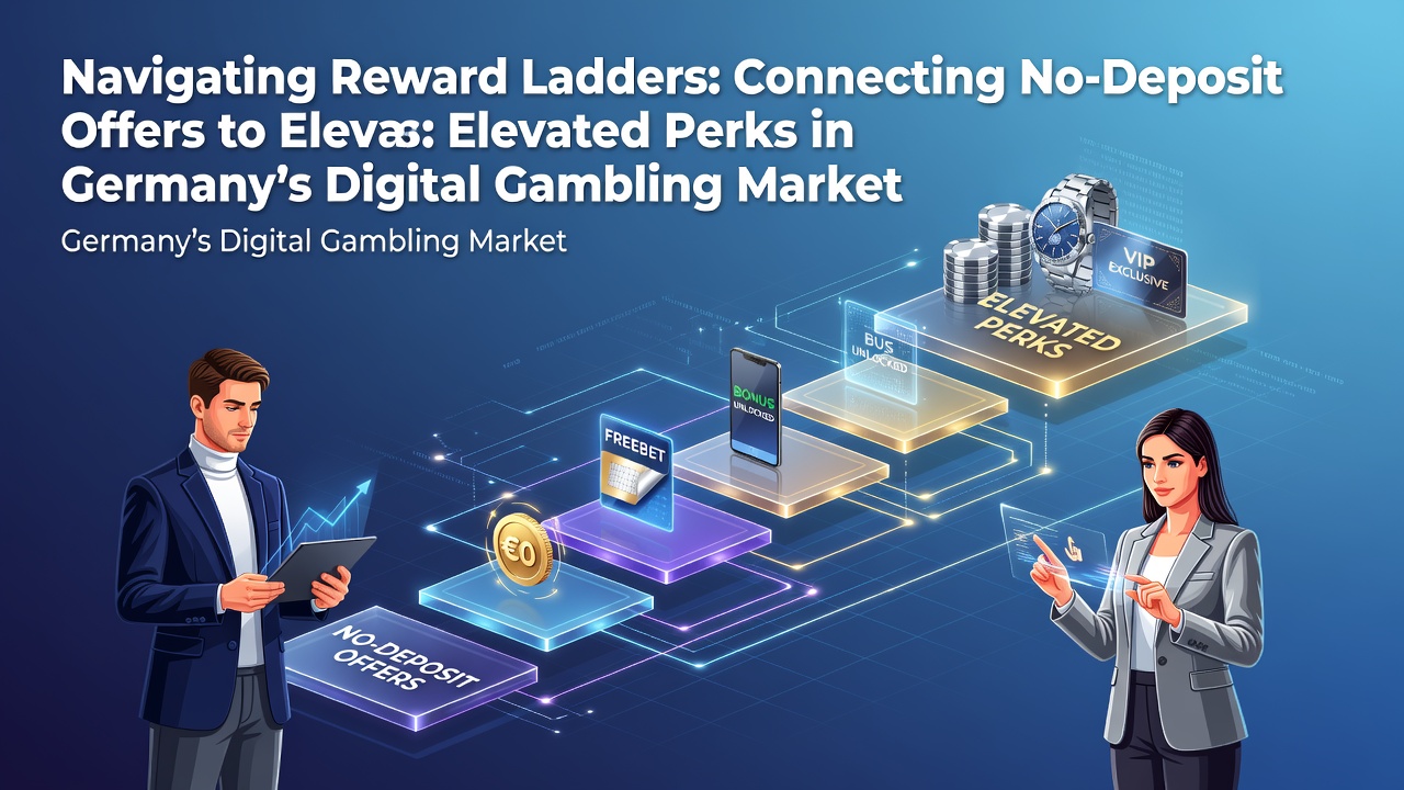 Illustration von Belohnungsstrukturen in deutschen Online-Casinos mit No-Deposit-Angeboten und VIP-Stufen