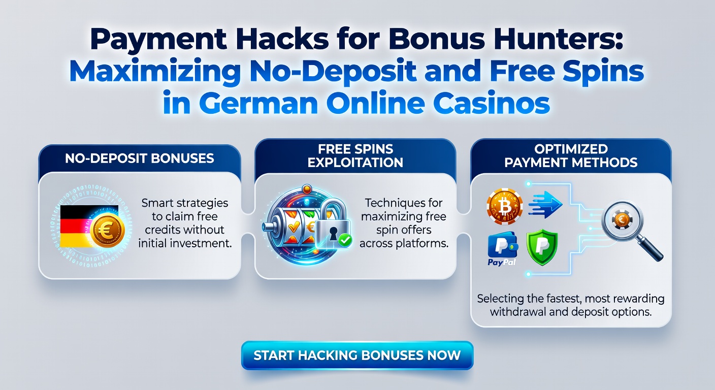 Grafik zeigt clevere Zahlungswege mit Icons für E-Wallets, Kryptos und Boni-Symbole in einem deutschen Casino-Kontext